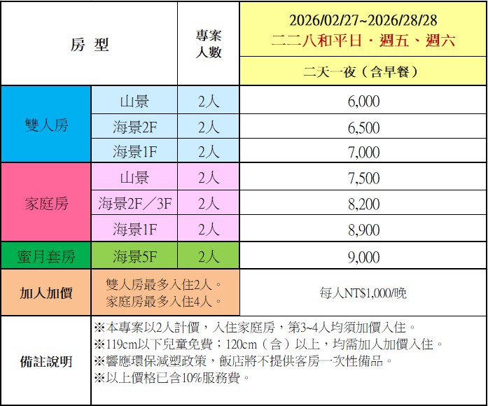 二二八限量優惠 二二八限量優惠